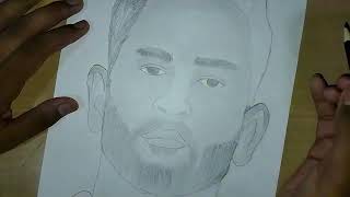 DRAWING MS DHONI