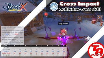 [EN Sub] Guillotine Cross Skill Analysis: Cross Impact เลือดเยอะๆก็มาดิครับ |RagnarokXnextgeneration