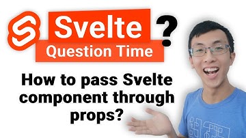 How to pass Svelte component through props?