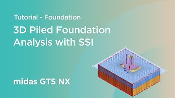 Online Tutorial: Foundation - 3D pile foundation analysis with SSI