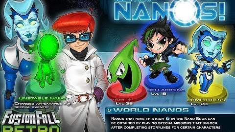 New Nanos Update: FusionFall Retro