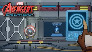 Avengers: ¡Click! Episodio 3 | ¡Recorre el laboratorio de Tony Stark con el Capitán América!