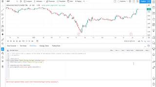 Tutorial Plotting Simple Moving Average di Trading View dengan Pine Script - Pine Editor