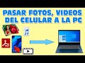 Como pasar archivos de fotoss del celular a la pc u ordenador libera espacio del movil