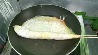 Jajanan Depan Sekolah Cilung (Aci Digulung) Papeda | Kuliner Subang | Indonesian Street Food