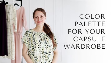CAPSULE WARDROBE I Create your wardrobe color palette with a fashion designer