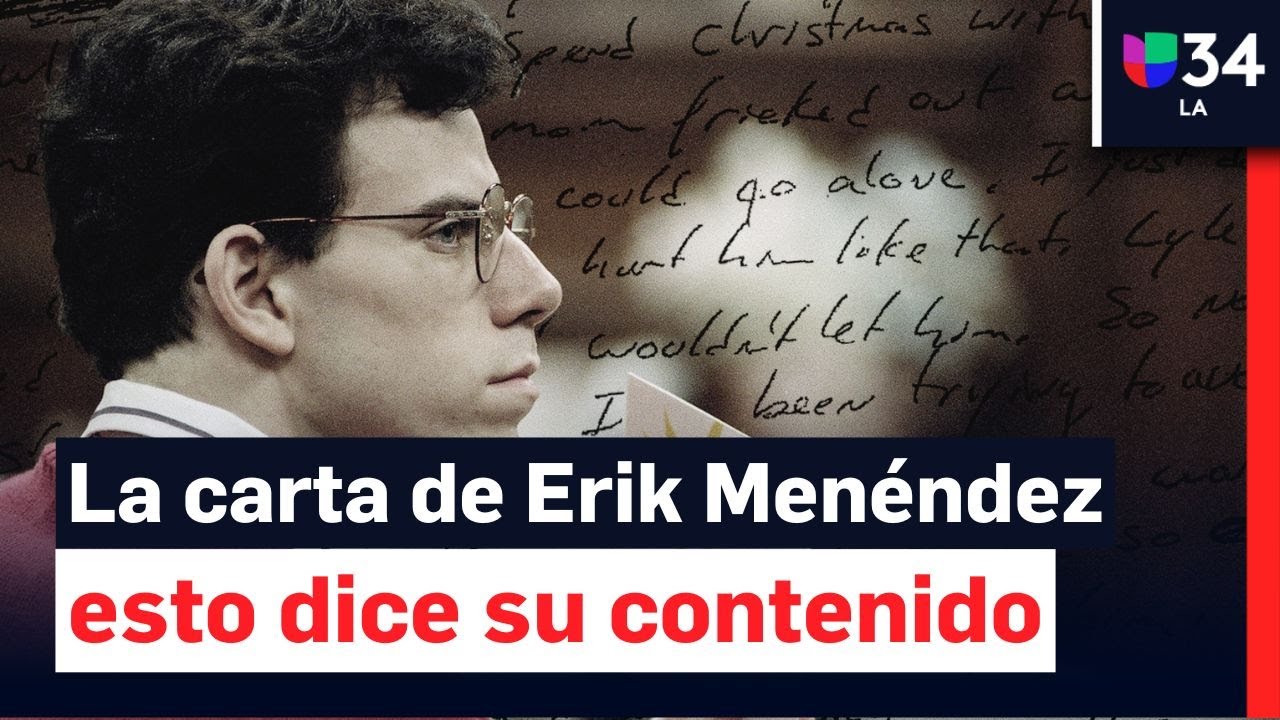 Esto dice la carta de Erik Menéndez a su primo, meses antes de que él y Lyle mataran a sus padres