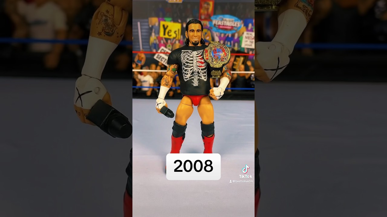 CM PUNK FIGURE EVOLUTION