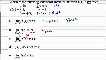 1.4 Continuity and One sided Limits