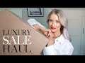 LUXURY SALE UNBOXING HAUL AND TRY ON + SOME NEW HOME PLANS | INTHEFROW