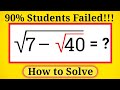 Japanese | Can you solve this? | Nice square root Algebra Problem | math Olympiad
