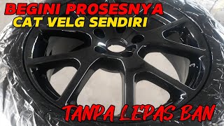 Cara Cat Velg Mobil Sendiri, Praktis Tanpa Ribet ‼️Tanpa Melepas Ban Hasil Maksimal #restorasi