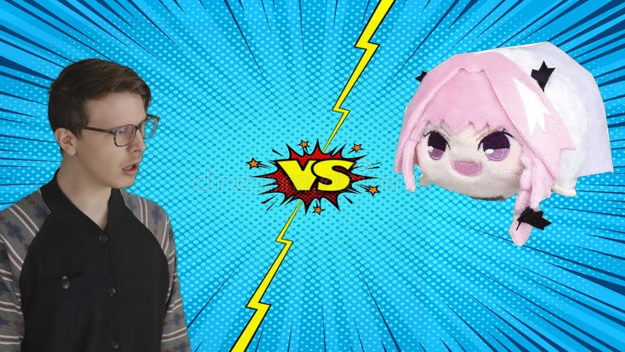 Haunted Astolfo bean Plushie Vs idubbbz Green Screen - YouTube