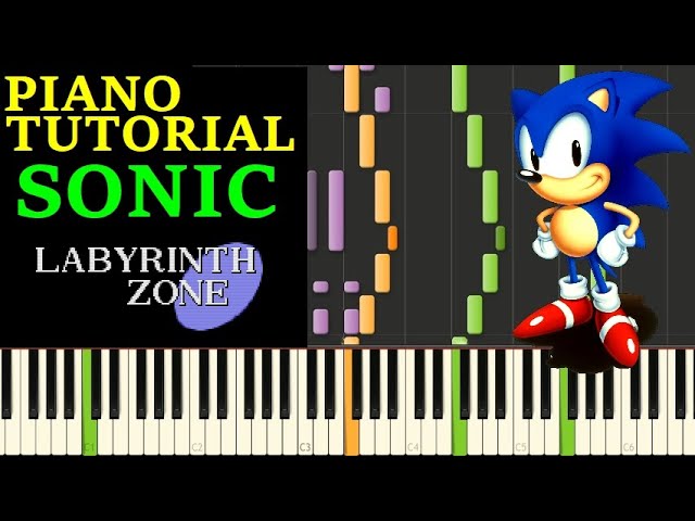 SONIC HEDGEHOG EASY PIANO TUTORIAL 