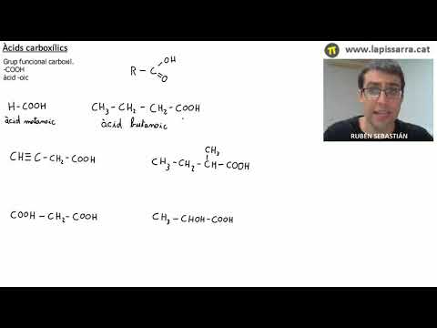 Vídeo: Com sintetitzar l'àcid carboxílic?