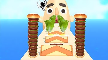 Sandwich Runner - SpeedRun All Levels Gameplay Walkthrough Android,ios New Update Ep22