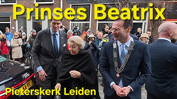 Deel 2:💥PRINSES BEATRIX💥Universiteit Leiden Dies Natalis: ‘Al 450 jaar de tijd vooruit’  Pieterskerk