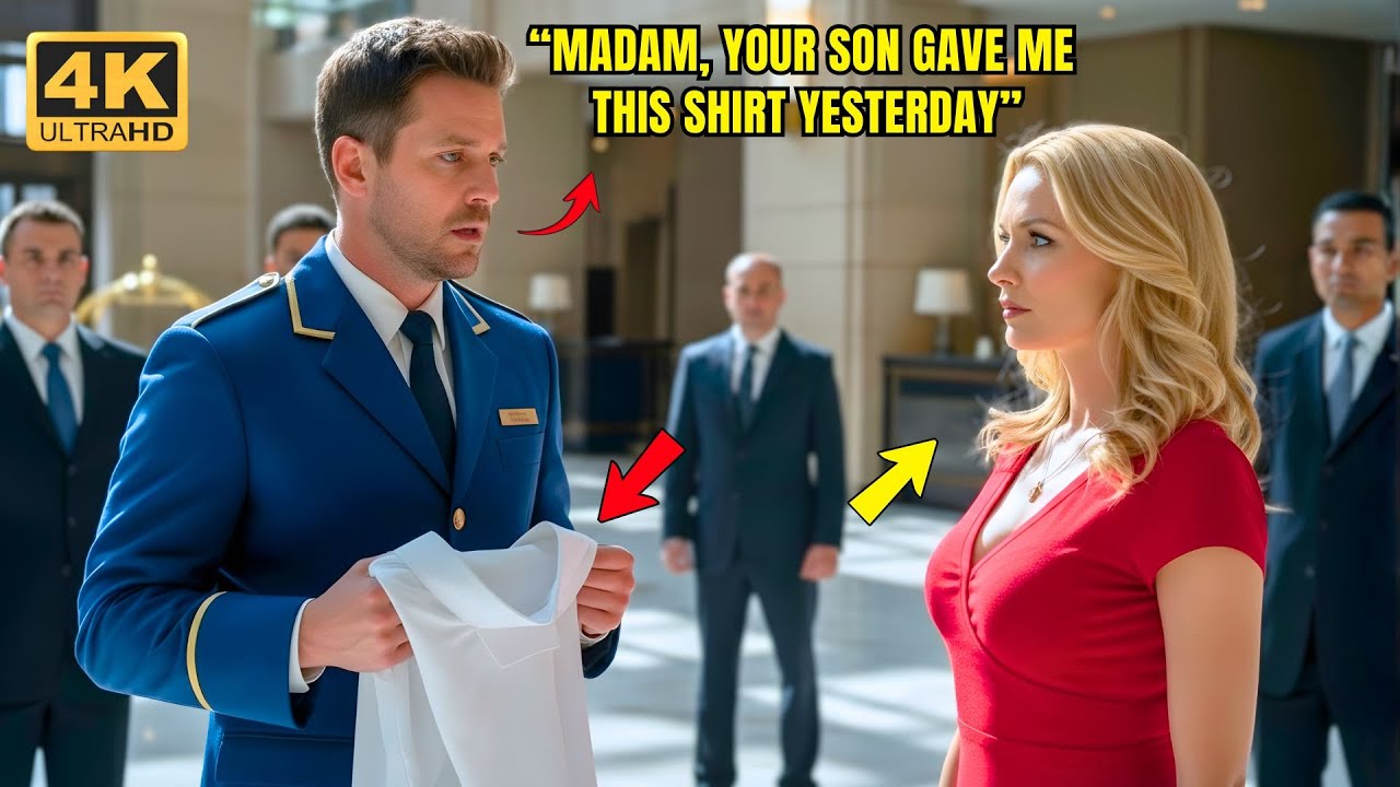 “Madam, your son gave me this shirt yesterday”—What the Single Dad revealed next shocked Billionaire