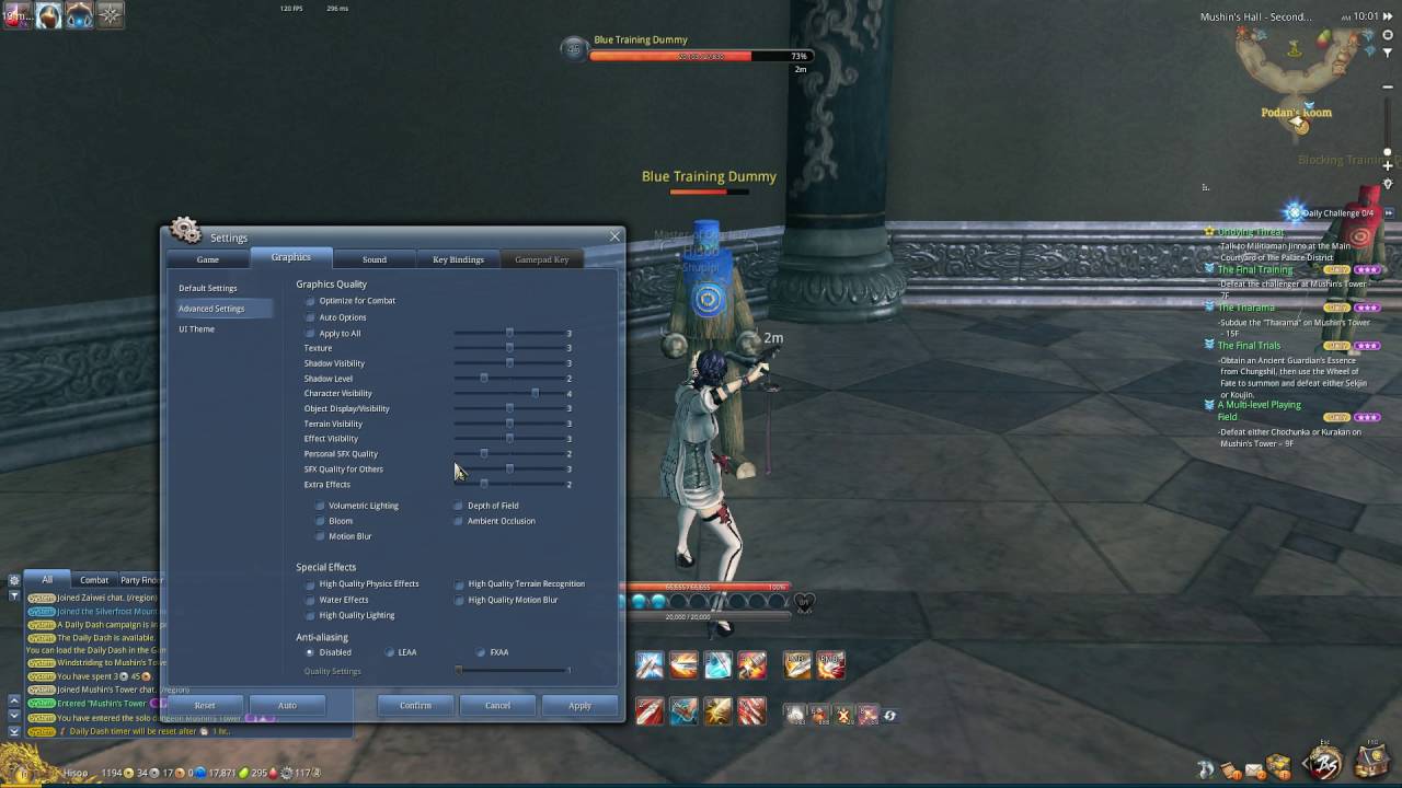 BNS BM Ani-Pierce FPS comparison