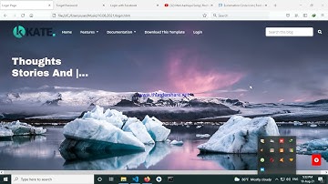 Responsive and Transparent Login Registration form in Bootstrap 5 and Javascript