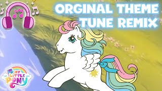 🎵 My Little Pony: 40 Years 🎉 | Original Theme Tune Remix (Official Lyrics Video) Music MLP Song