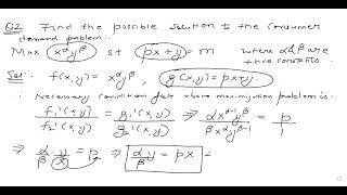 DU Eco(H) Sem-3 Advanced MME demo lecture on Constrained Optimization by Asst Prof Akshay Sir, DSEM