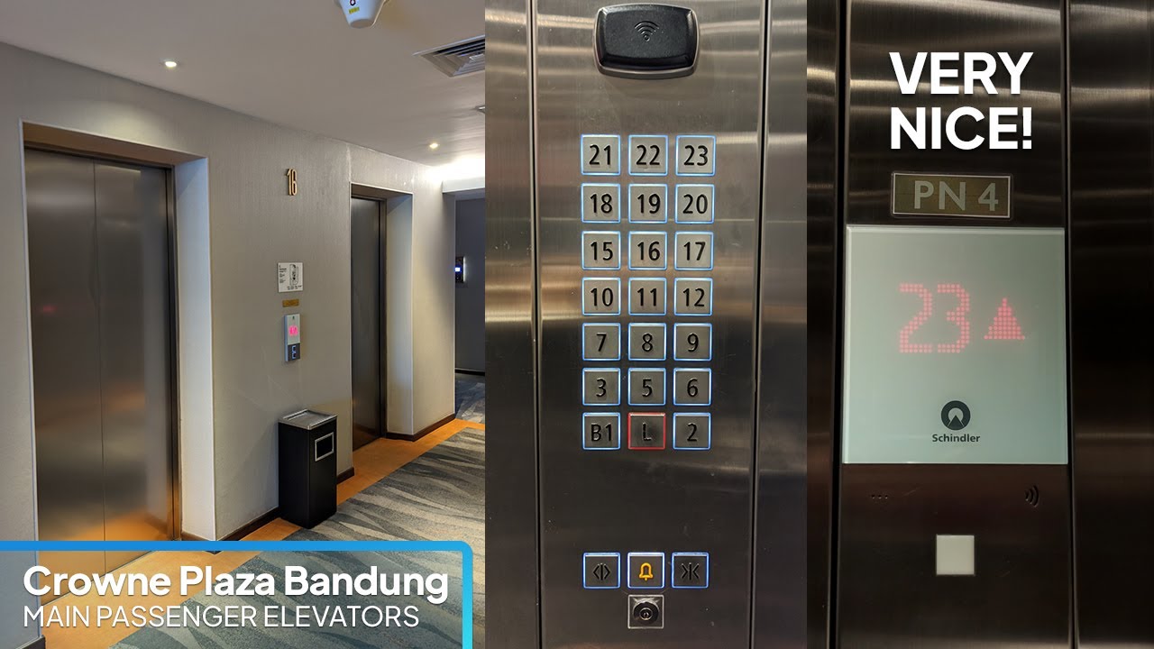 Schindler 5500 Elevators - Crowne Plaza Bandung