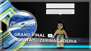 Norway 🇳🇴 - ZerinaCaderia - STFU - Grand Final - Sofos' Earthvision #10 - By zyetv