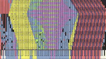 [Black midi] AJR - Worlds Smallest Violin | Synthesia Zenith
