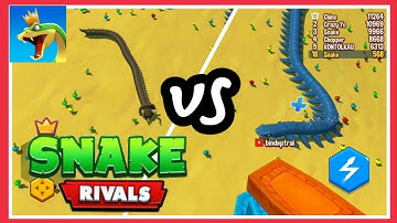 snake rivals gameplay  ( sliter.io ) top game android/ios - pro vs hacker