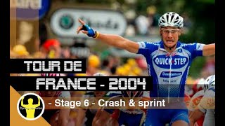 Tour de France 2004 - Stage 6 - Crash &amp; Sprint