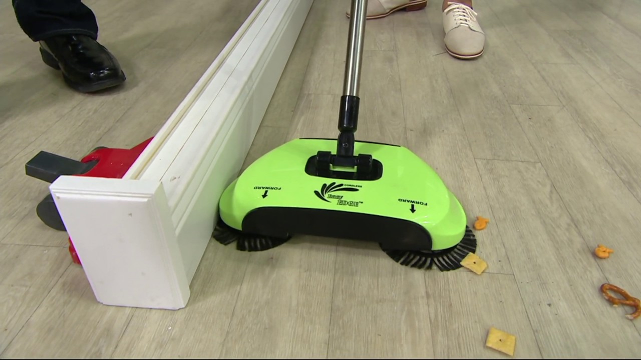 EasyEdge Lightweight Hard Floor Sweeper on QVC YouTube