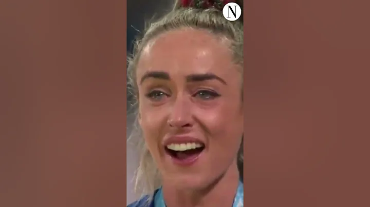 Eilish McColgan emotional as Flower of Scotland pl...