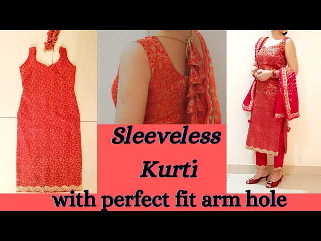 How to stitch kurti with lining