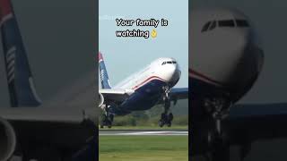 Your family is watching 👌 #aviationlovers #butterlanding