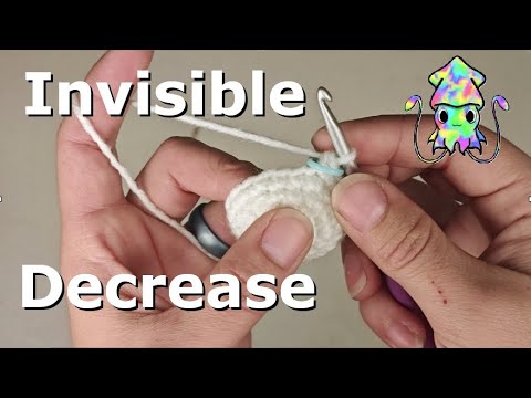 Invisible Decrease Single Crochet - YouTube