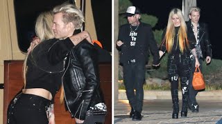 Avril Lavigne Shares A Hug With Ex-Husband Deryck Whibley During Nobu Double Date