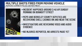Video Moncks Corner Police Investigating Multiple Shots Fired From Moving Vehicle