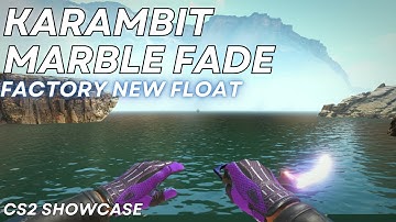 Karambit Marble Fade | CS2 Skin Showcase #1509