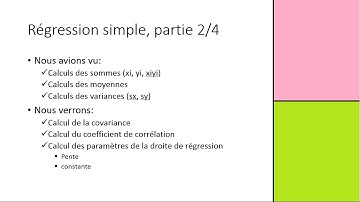 régression linéaire simple_partie2 | régression linéaire avec excel | calcul droite de régression