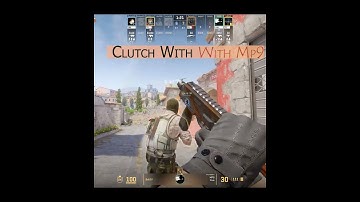 Counter Strike Clutch With Mp9 #cs2 #viralvideo #support #vairal #shortvideo