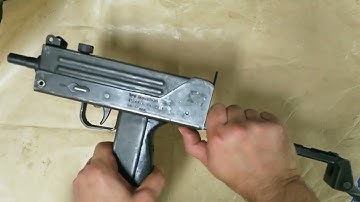How to Disassemble the  Ingram MAC-10 (Military Armament Corporation), 9 mm Parabellum
