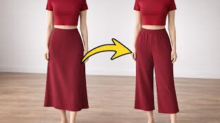 Kullanmadiğiniz Etekleri̇ni̇zi̇ Pi̇jama Pantolona Dönüştürün