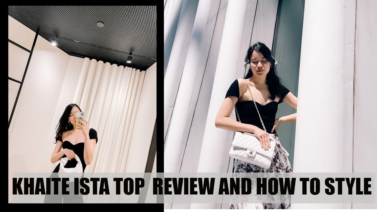 STYLING 1 BASIC BLACK TOP 5 WAYS | KHAITE ISTA TOP