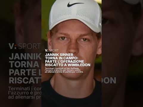 Video Jannik Sinner torna in campo, esibizione a Wimbledon in vista: cosa succede.