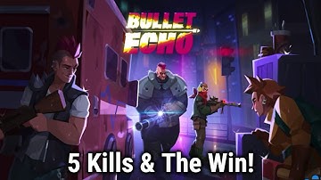 Bullet Echo Insane Battle Royale Gameplay - 5 Kills, Revives and The Win! (IOS & Android Game!)