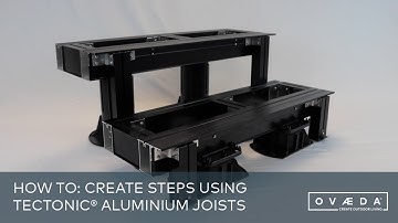 Creating Steps using Tectonic® Aluminium Joists