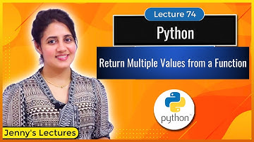Return Multiple values from a Function |Multiple return Statements| Python for Beginners #lec74