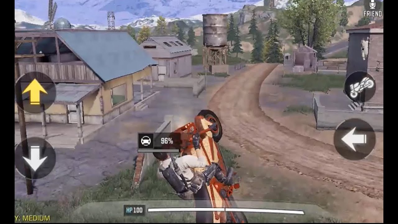 Bike flip stunt in Battle Royale 