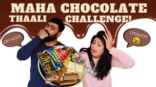 Maha CHOCOLATE CHALLENGE || Me vs. Billygaru || Sweet Overdose || Dark circles remedy || Ashtrixx